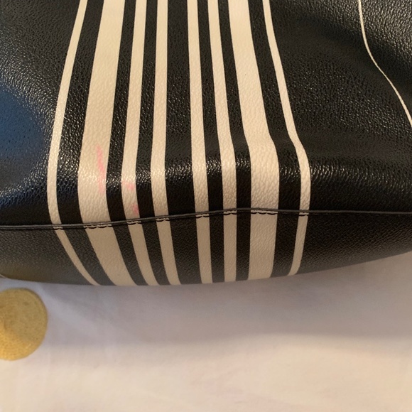 Tori Burch Kerrington Striped Tassel Tote - Picture 9 of 11